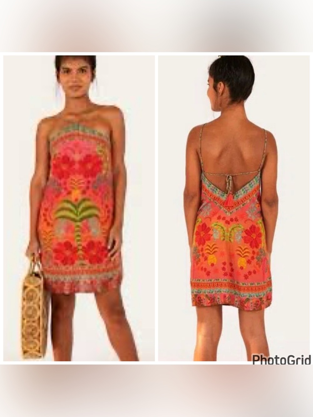 FARM RIO Tropical Halter Dress M/L NWOT
